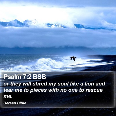Psalm 7:2 BSB Bible Verse Image