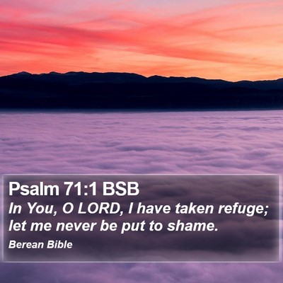 Psalm 71:1 BSB Bible Verse Image
