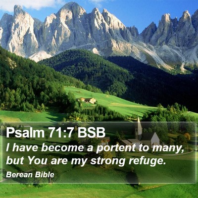 Psalm 71:7 BSB Bible Verse Image
