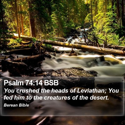 Psalm 74:14 BSB Bible Verse Image