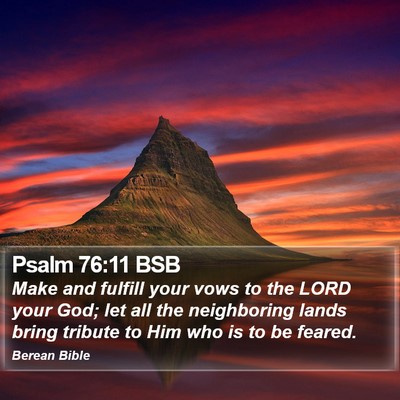 Psalm 76:11 BSB Bible Verse Image