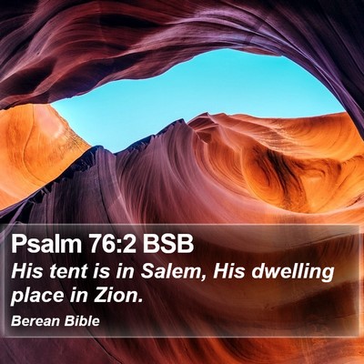 Psalm 76:2 BSB Bible Verse Image