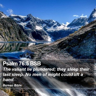 Psalm 76:5 BSB Bible Verse Image