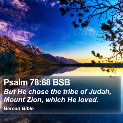 Psalm 78:68 BSB Bible Verse Image