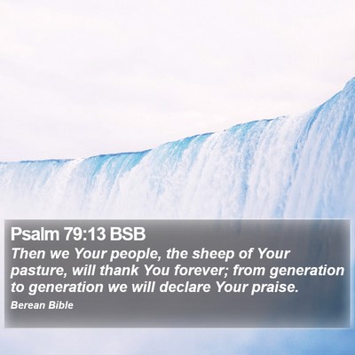 Psalm 79:13 BSB Bible Verse Image