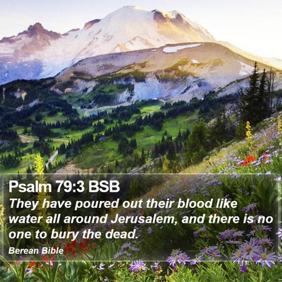 Psalm 79:3 BSB Bible Verse Image