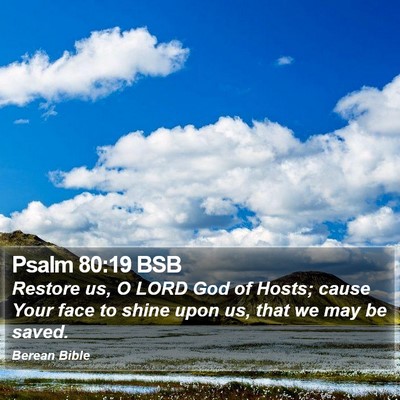 Psalm 80:19 BSB Bible Verse Image
