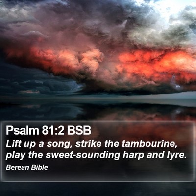 Psalm 81:2 BSB Bible Verse Image