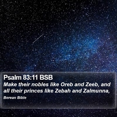 Psalm 83:11 BSB Bible Verse Image