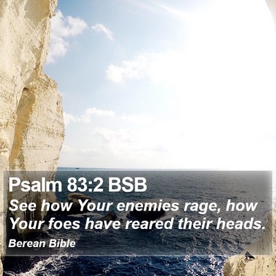 Psalm 83:2 BSB Bible Verse Image