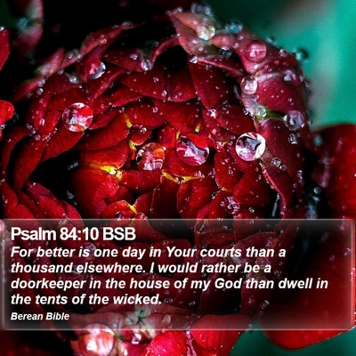 Psalm 84:10 BSB Bible Verse Image