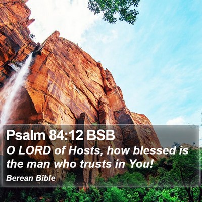 Psalm 84:12 BSB Bible Verse Image
