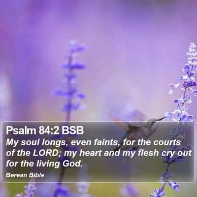 Psalm 84:2 BSB Bible Verse Image