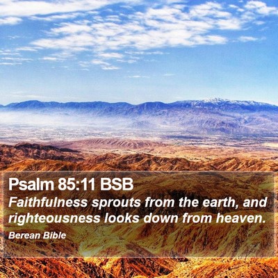 Psalm 85:11 BSB Bible Verse Image