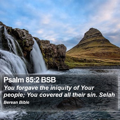 Psalm 85:2 BSB Bible Verse Image