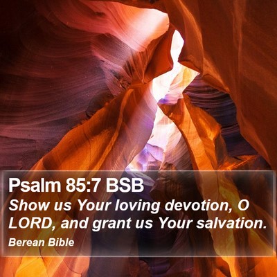 Psalm 85:7 BSB Bible Verse Image