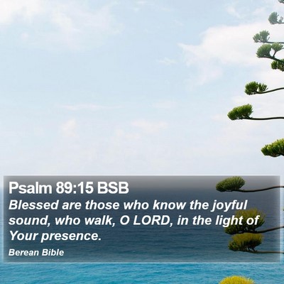Psalm 89:15 BSB Bible Verse Image