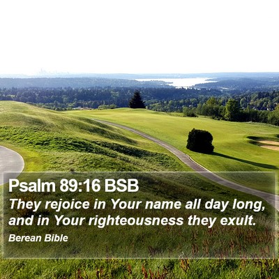 Psalm 89:16 BSB Bible Verse Image