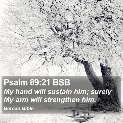 Psalm 89:21 BSB Bible Verse Image