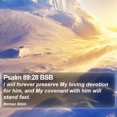 Psalm 89:28 BSB Bible Verse Image