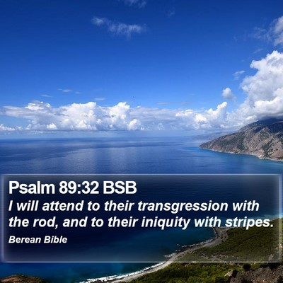 Psalm 89:32 BSB Bible Verse Image