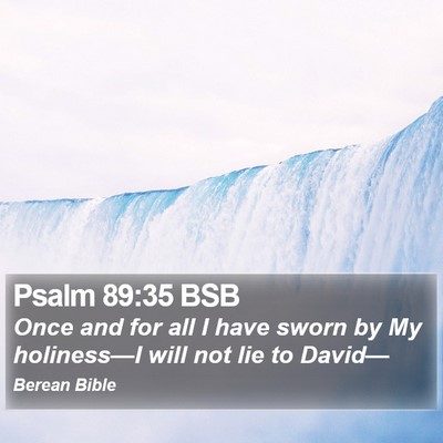 Psalm 89:35 BSB Bible Verse Image