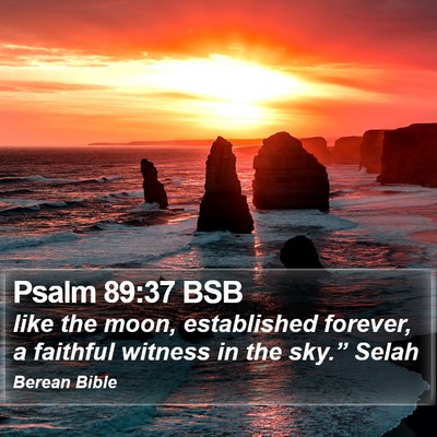 Psalm 89:37 BSB Bible Verse Image