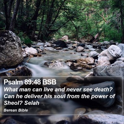 Psalm 89:48 BSB Bible Verse Image