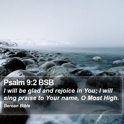 Psalm 9:2 BSB Bible Verse Image