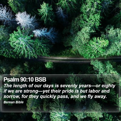Psalm 90:10 BSB Bible Verse Image