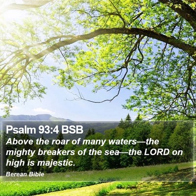 Psalm 93:4 BSB Bible Verse Image