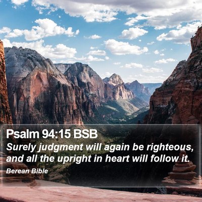 Psalm 94:15 BSB Bible Verse Image