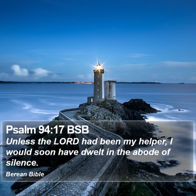 Psalm 94:17 BSB Bible Verse Image