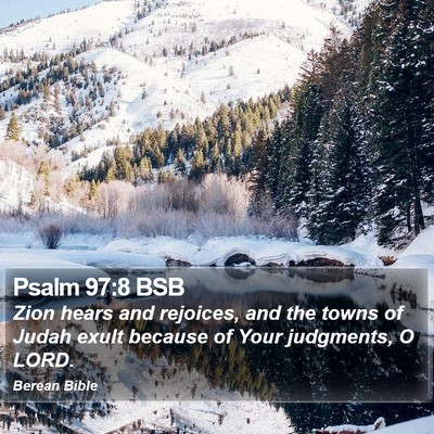 Psalm 97:8 BSB Bible Verse Image