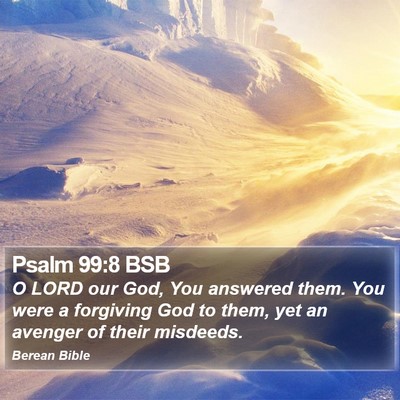 Psalm 99:8 BSB Bible Verse Image