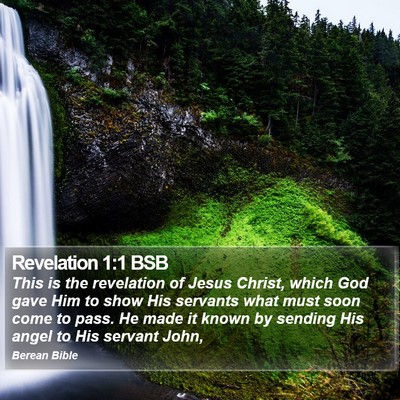 Revelation 1:1 BSB Bible Verse Image