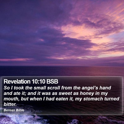 Revelation 10:10 BSB Bible Verse Image