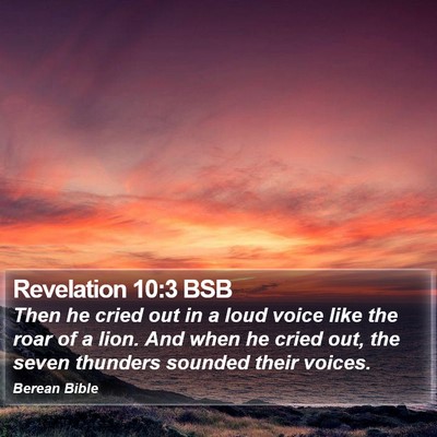 Revelation 10:3 BSB Bible Verse Image