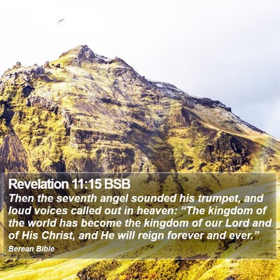 Revelation 11:15 BSB Bible Verse Image