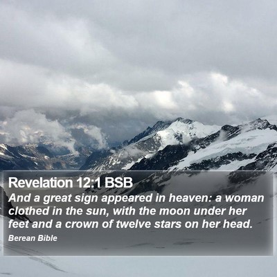 Revelation 12:1 BSB Bible Verse Image