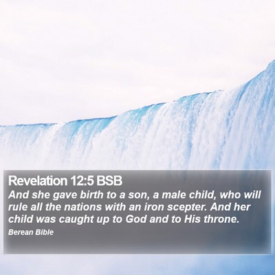 Revelation 12:5 BSB Bible Verse Image