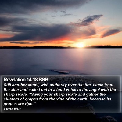 Revelation 14:18 BSB Bible Verse Image