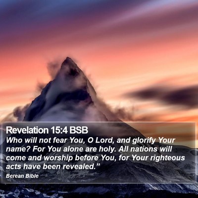 Revelation 15:4 BSB Bible Verse Image