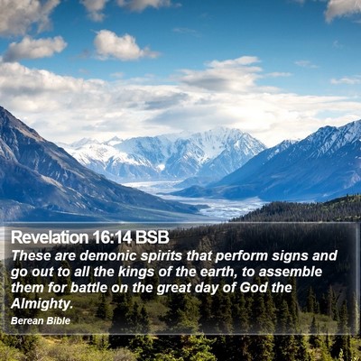 Revelation 16:14 BSB Bible Verse Image