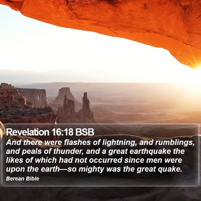 Revelation 16:18 BSB Bible Verse Image
