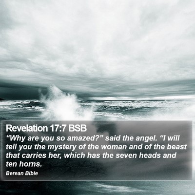 Revelation 17:7 BSB Bible Verse Image