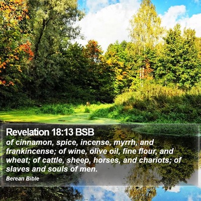 Revelation 18:13 BSB Bible Verse Image