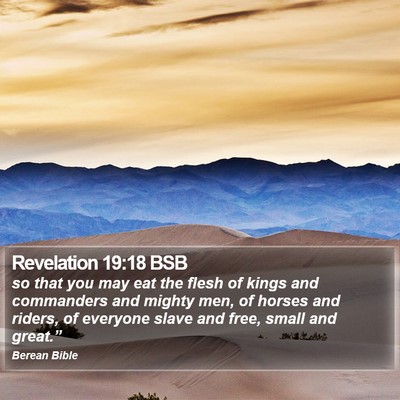 Revelation 19:18 BSB Bible Verse Image
