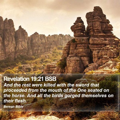 Revelation 19:21 BSB Bible Verse Image