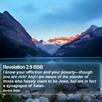 Revelation 2:9 BSB Bible Verse Image